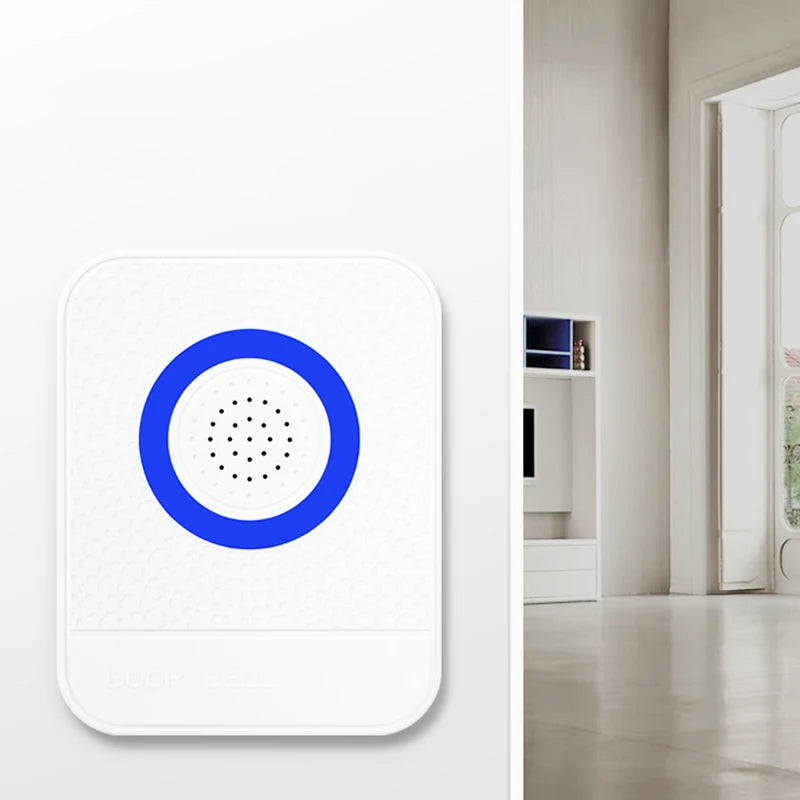1Pc/Lot 4 Wires White Doorbell DC12V Access Control Door Bell Electronic Dingdong Ringtone Ring Button for Home Security System
