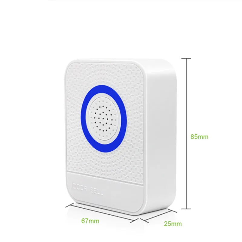 1Pc/Lot 4 Wires White Doorbell DC12V Access Control Door Bell Electronic Dingdong Ringtone Ring Button for Home Security System