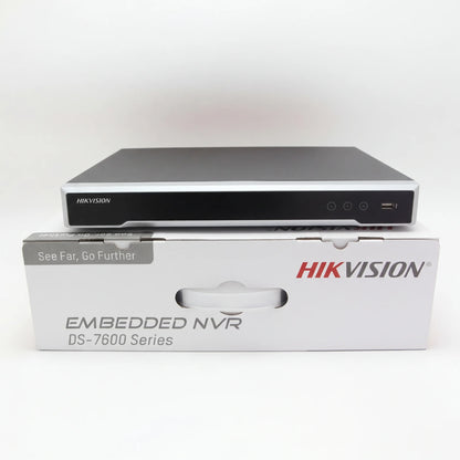 Original DS-7616NI-Q2/16P HIK 16-ch 1U 16 PoE 4K NVR with Solar Power & Motion Detection Supporting 2 SATA HDD
