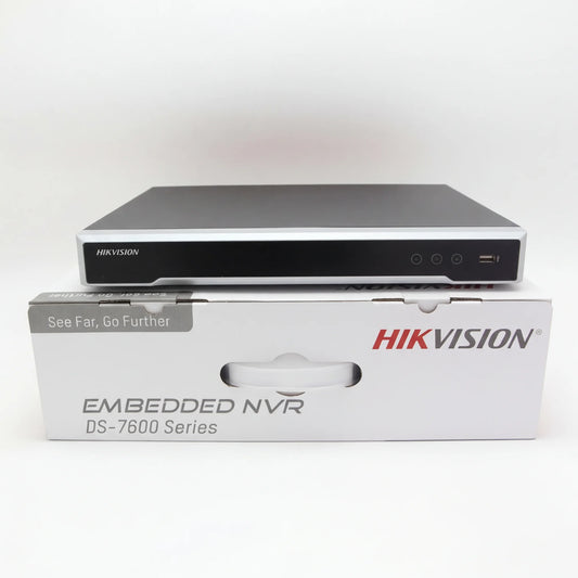 Original DS-7616NI-Q2/16P HIK 16-ch 1U 16 PoE 4K NVR with Solar Power & Motion Detection Supporting 2 SATA HDD