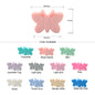 Bowknot 10pcs/lot Silicone Beads DIY Food Grade Silicone Teething Pacifier Cute Shaped Silicone teether Holder Accessories