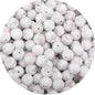 LOFCA 15mm 20pcs/lot Silicone Loose Beads Safe Teether Round Baby Teething Beads DIY Chewable Colorful Teething For Infant