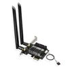 EDUP AC1300 PCIe WiFi PCIe Card 2.4G/5G Dual Band Wireless PCI Express Adapter, Long Range, Heat Sink Supports Windows 10/8.1/XP