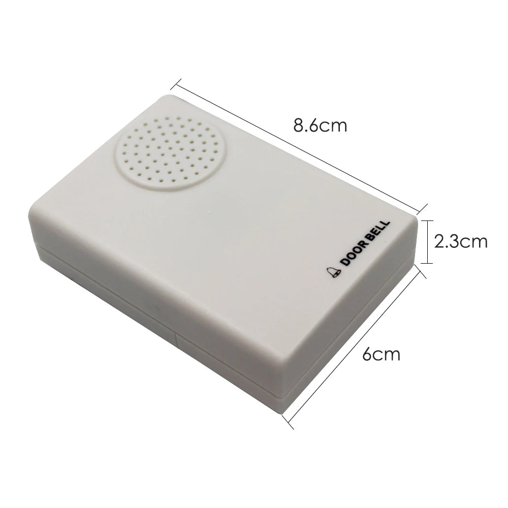 DC 12V Wired Doorbell Wire Access Control Wire Door Bell External Wired Doorbell Loud Ding-dong Ringtones Chime for Door System