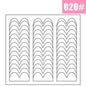 2 Sheets White French Manicure Strip Nail Art Form Fringe Tip Guides Sticker DIY Line Tips Decoration Tool