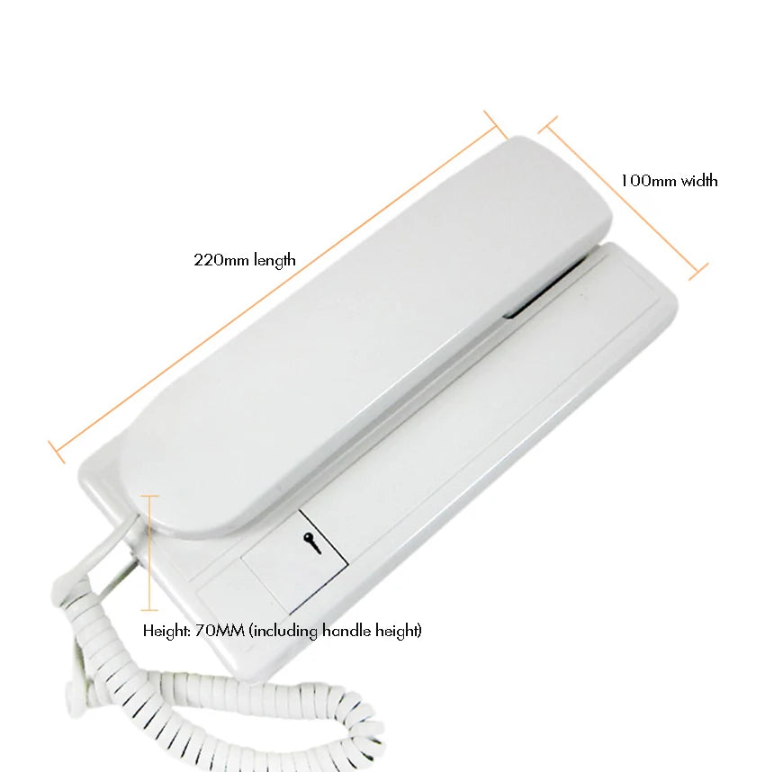 Door Phone System, Doorbell Intercom Entry System, Wired Intercom Doorbell Kits, Door Intercom, Support Unlock Door Release