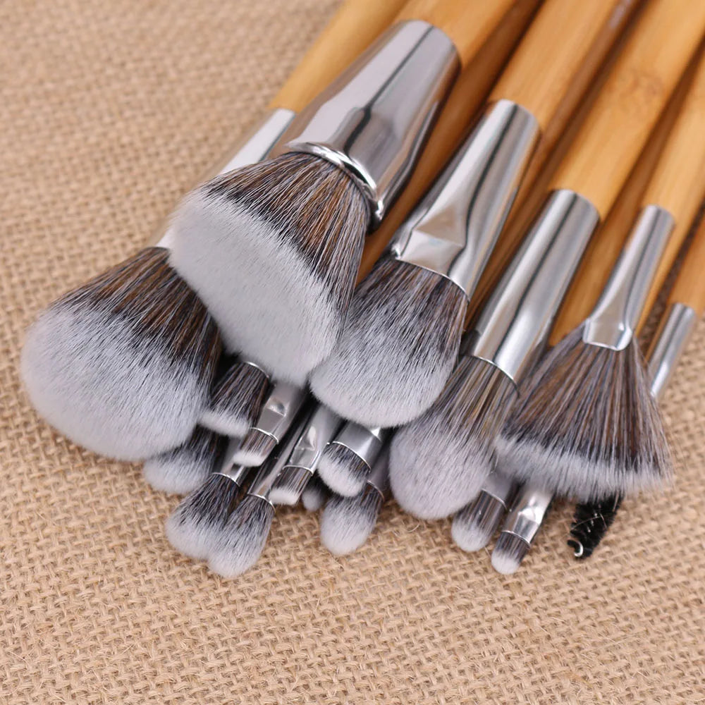 Vela.Yue Makeup Brush Set 18/10/5pcs Full Function Powder Foundation Blusher Bronzer Eyeliner Shadow Brow Lip Gloss  Beauty Tool