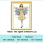 Flower fairy cross stitch kit beauty women girl 14ct counted fabric canvas cotton thread embroidery DIY handmade needlework plus