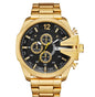 Top Luxury Brand Cagarny Men Watch Black Gold Stainless Steel Men's Business Quartz Wrist Watches Man Clock Military relogio New