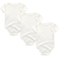 3PCS/LOT Newborn Girl Boy Baby Clothes High Quality Cute 100%Cotton Short Sleeve Baby Rompers Roupas de bebe Infantil Costumes