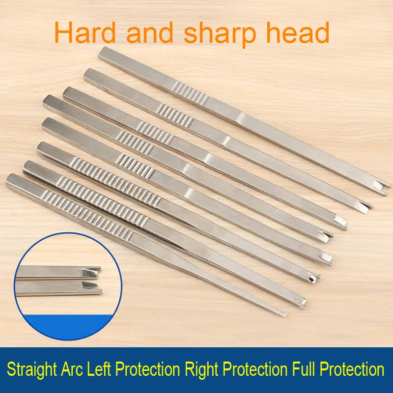 Beauty high quality stainless steel spade-type round handle nasal bone nose bone chisel face plastic surgery double eyelid tools