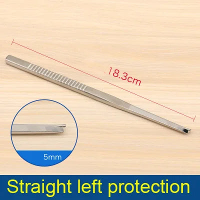 Beauty high quality stainless steel spade-type round handle nasal bone nose bone chisel face plastic surgery double eyelid tools