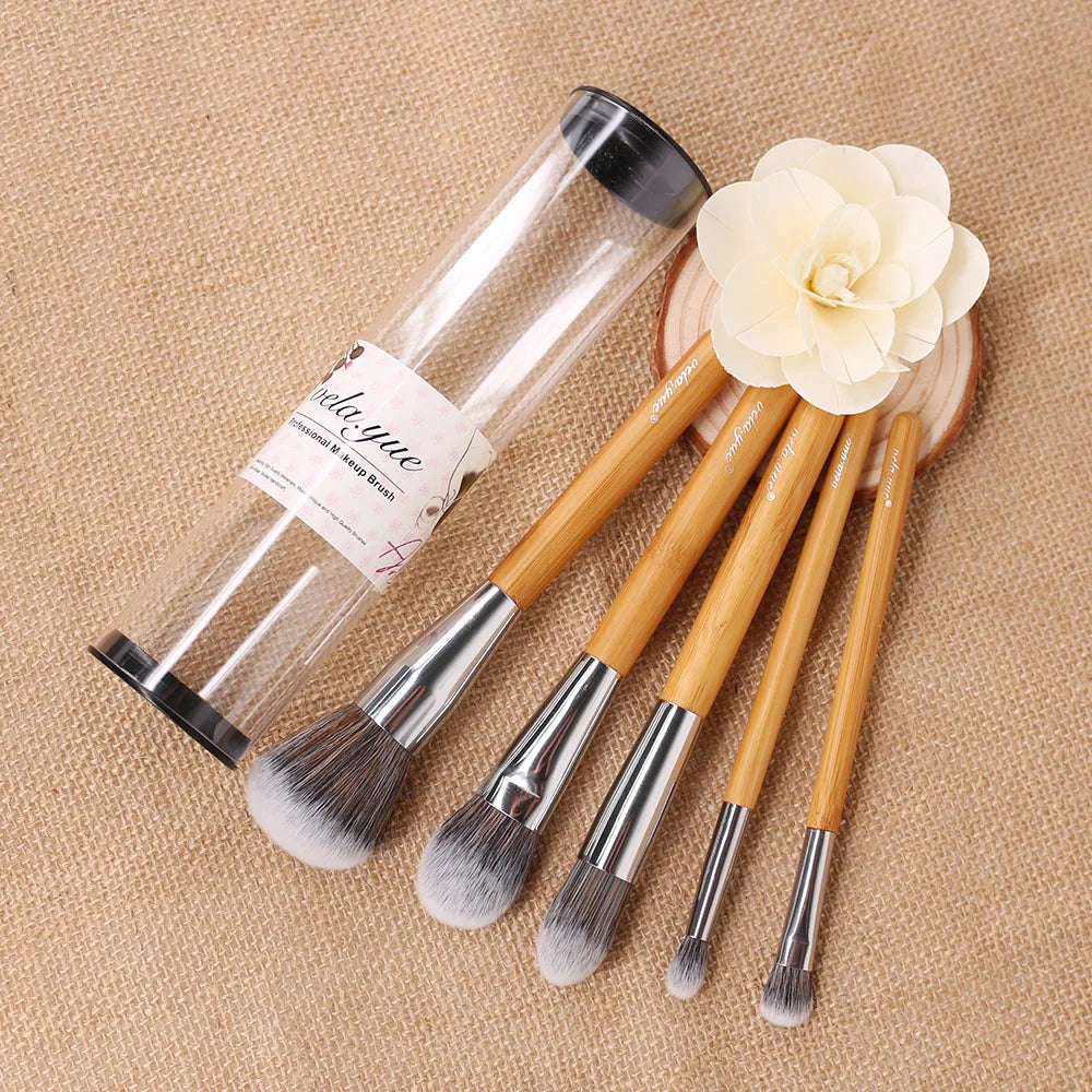 Vela.Yue Makeup Brush Set 18/10/5pcs Full Function Powder Foundation Blusher Bronzer Eyeliner Shadow Brow Lip Gloss  Beauty Tool