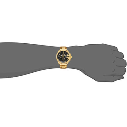 Top Luxury Brand Cagarny Men Watch Black Gold Stainless Steel Men's Business Quartz Wrist Watches Man Clock Military relogio New