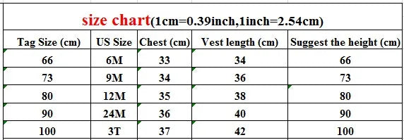 Korean Style Winter Newborn Baby Cotton-padded Vest Hooded Warm Sleeveless Coats Infants Clothes Toddlers Kids Waistcoats
