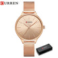 CURREN Hot Fashion Simple Style New Ladies Bracelet Watches Women Dress Wristwatch Quartz Female Clock Gifts relogios feminino