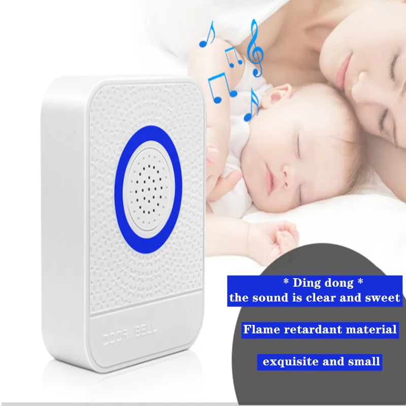 1Pc/Lot 4 Wires White Doorbell DC12V Access Control Door Bell Electronic Dingdong Ringtone Ring Button for Home Security System
