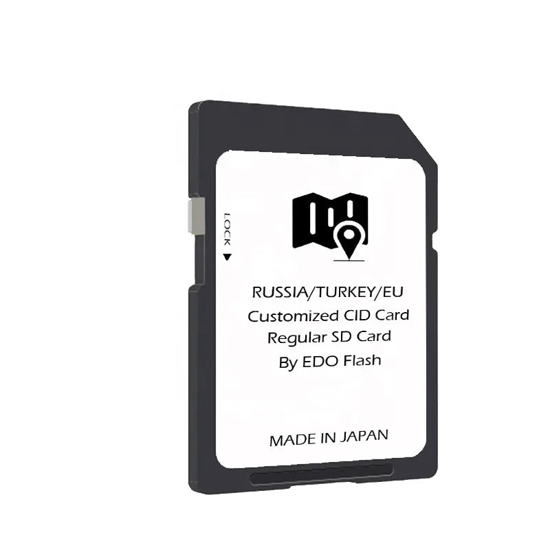 32GB CID SD Card for 2023 With Customized CID Support Changeable CID SD Card for GPS EU 2023