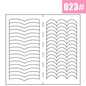 2 Sheets White French Manicure Strip Nail Art Form Fringe Tip Guides Sticker DIY Line Tips Decoration Tool