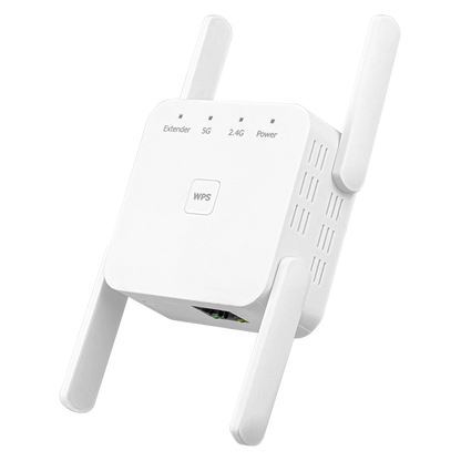 Factory Price Dual Band 4 Antenna 1200Mbps Wifi Repeater Wireless Signal Extender for 5G Router