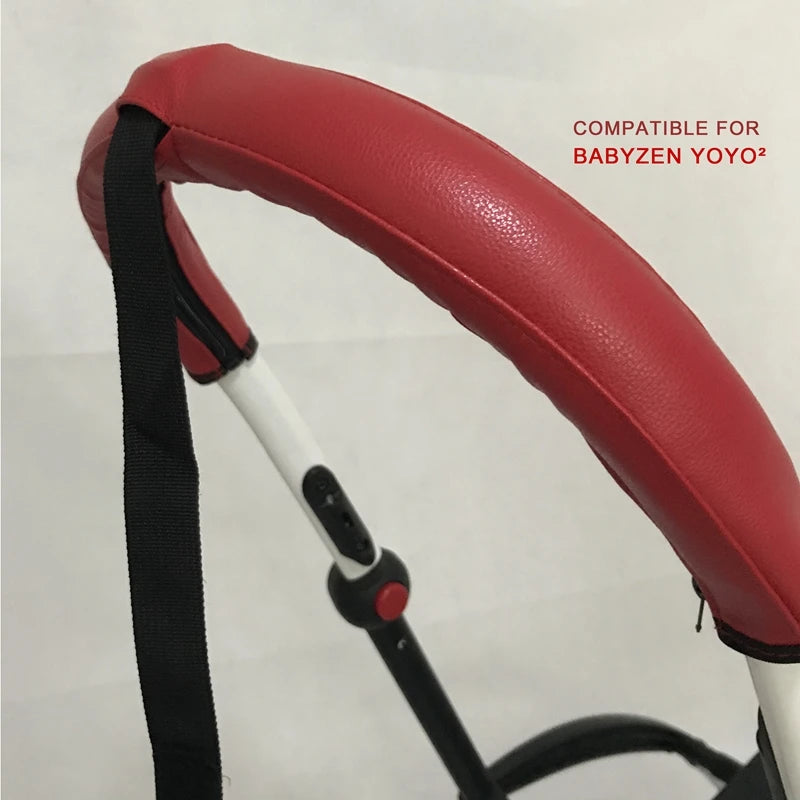 Stroller Handle Cover Case Fit for Babyzen Yoyo 2 /Yoyo +/Yoyo Stroller Bumper Bar Cover Armrest Protective PU Case Accessories