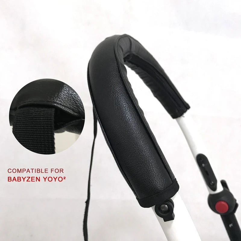 Stroller Handle Cover Case Fit for Babyzen Yoyo 2 /Yoyo +/Yoyo Stroller Bumper Bar Cover Armrest Protective PU Case Accessories