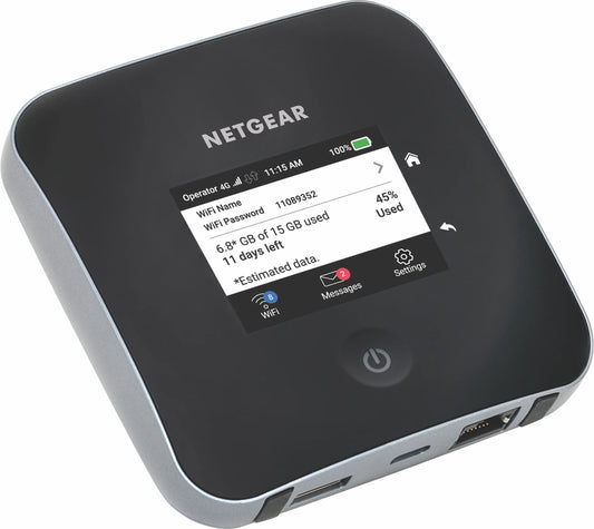 Unlocked Netgear M2 MR2100 Cat20 4GX Gigabit 4G 2Gbps 5CA Mobile WiFi Hotspot 2PCS 5dbi Antennas