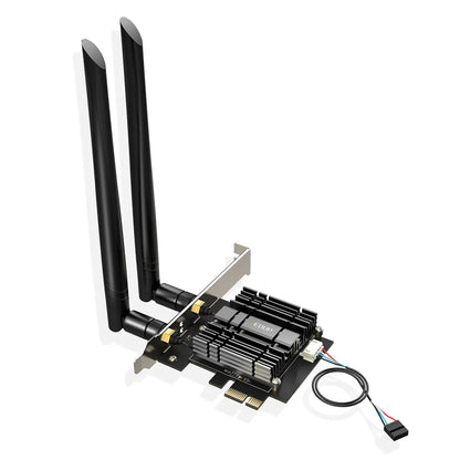 EDUP EP-9632GS WiFi+BT AC1300Mbps WiFi Adapter PCI Express Network Card for PC Laptop Windows
