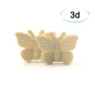 Bowknot 10pcs/lot Silicone Beads DIY Food Grade Silicone Teething Pacifier Cute Shaped Silicone teether Holder Accessories