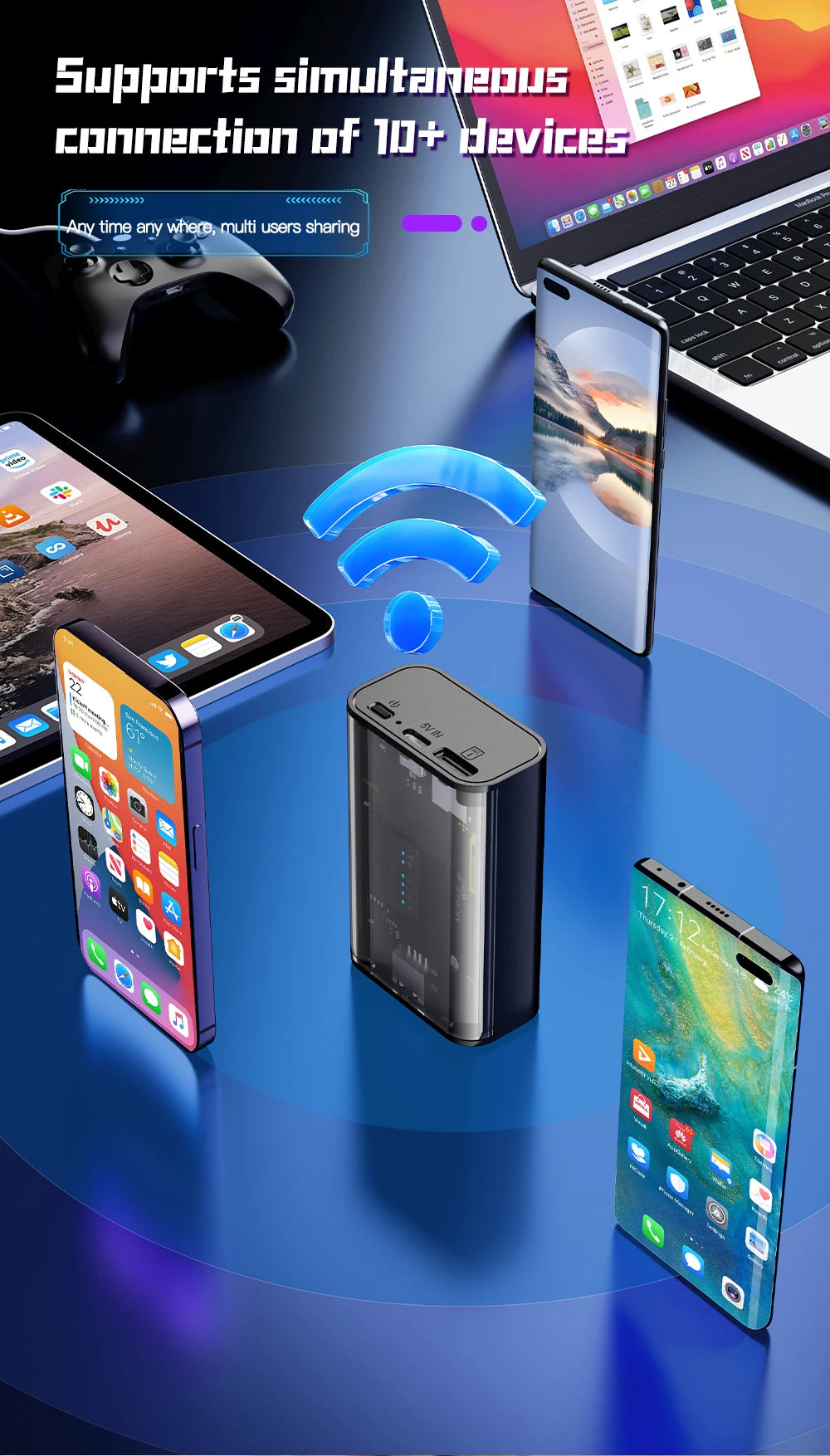 Pocket Mini LTE 3G 4G Wifi Router with Power Bank