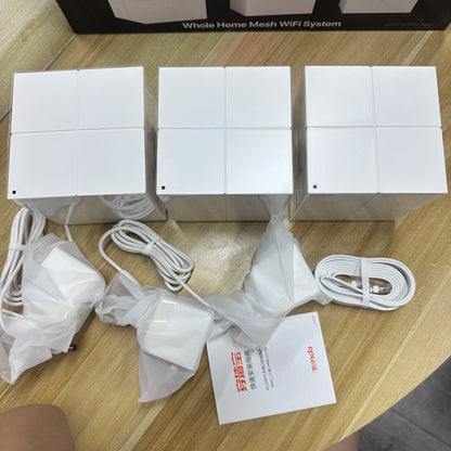 Tenda MW6 Nova AC1200 Dual-Band Whole Home WiFi Mesh Router with Firewall Wireless Bridge Repeater WDS/WPS Support