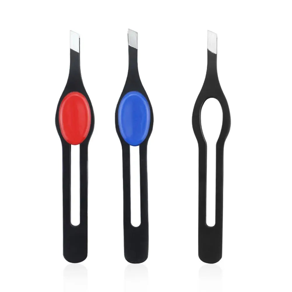 Makeup Tool Hair Beauty Fine Eyebrow Tweezer Slanted Hairs Puller Eye Brow Clip