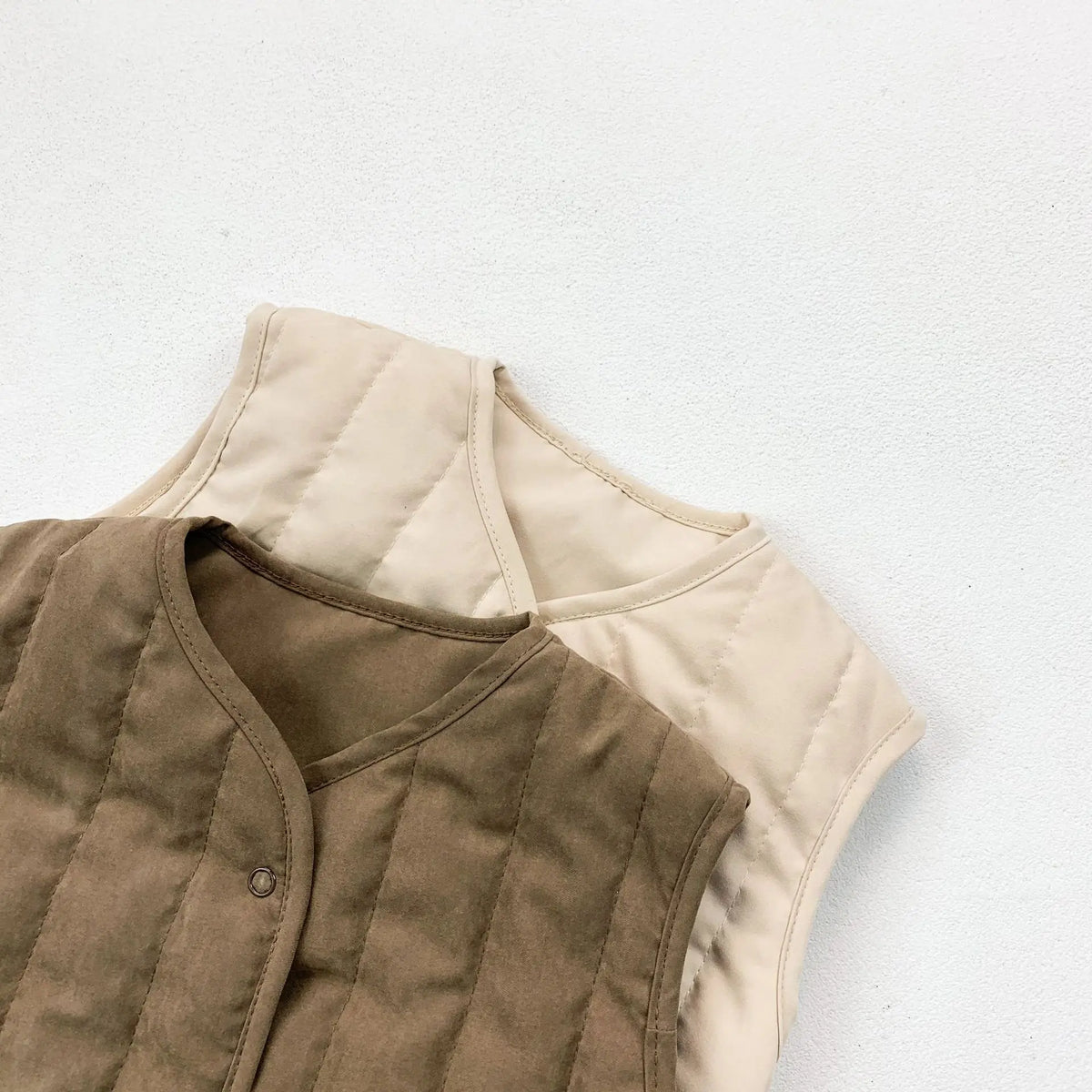Korean Style Winter Newborn Baby Cotton-padded Vest Hooded Warm Sleeveless Coats Infants Clothes Toddlers Kids Waistcoats