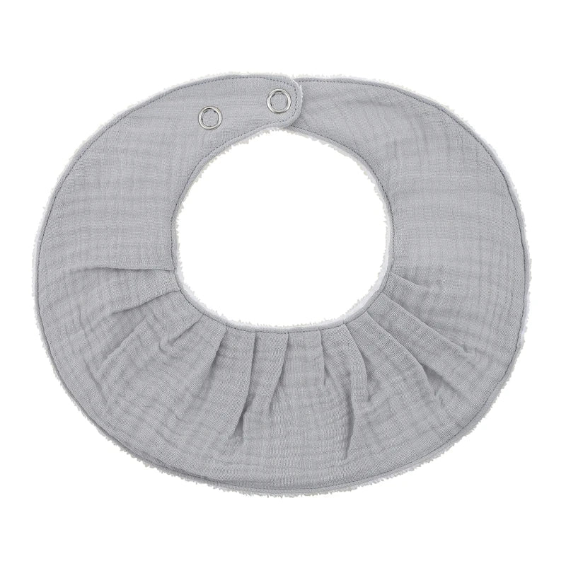 Cotton Gause Baby Bibs Solid Color Absorbent Baby Tassel Bib Newborn Burp Cloths Bandana Scarf for Kids Baby Girls Feeding Item