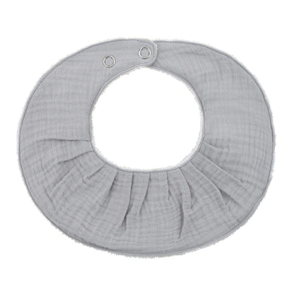 Cotton Gause Baby Bibs Solid Color Absorbent Baby Tassel Bib Newborn Burp Cloths Bandana Scarf for Kids Baby Girls Feeding Item
