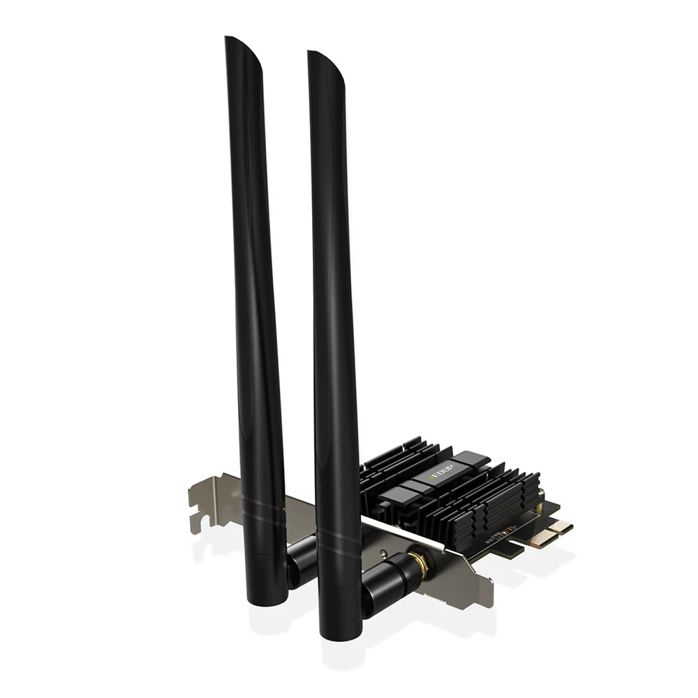 EDUP AC1300 PCIe WiFi PCIe Card 2.4G/5G Dual Band Wireless PCI Express Adapter, Long Range, Heat Sink Supports Windows 10/8.1/XP