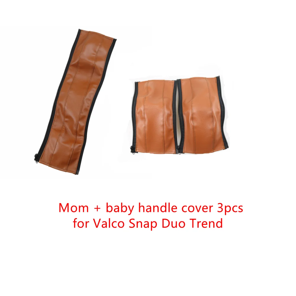 Baby Stroller Leather Cover For Valco Snap Duo Trend Pu Handle Protective Case Handle Bumper Armrest Covers Carriage Accessories