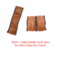 Baby Stroller Leather Cover For Valco Snap Duo Trend Pu Handle Protective Case Handle Bumper Armrest Covers Carriage Accessories