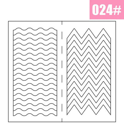 2 Sheets White French Manicure Strip Nail Art Form Fringe Tip Guides Sticker DIY Line Tips Decoration Tool