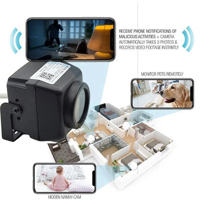 Camhi 2MP 5MP Mini Waterproof IP67 TF Card Slot 940NM IR Night Vision IP Camera Wifi Outdoor For Car Vehicle Fleet&Bird Nest