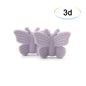 Bowknot 10pcs/lot Silicone Beads DIY Food Grade Silicone Teething Pacifier Cute Shaped Silicone teether Holder Accessories