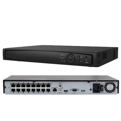 OEM 16 ChannelS NVR POE 4K Two-Way Audio 2SATA up to 10TB PoE Interfaces 16 Port Network Video Recorder