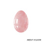 Natural Rose Quartz Yoni Egg Set Jade Egg Vaginal Muscle Firming Kegel Exercise Crystal Yoni Wand Feminine Hygiene Massage Stone