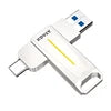OTG Solid State Pendrive Metal 128GB 256GB 512GB Memory Stick Write Protect Switch Type C Usb 3.0 Flash Drive
