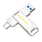 OTG Solid State Pendrive Metal 128GB 256GB 512GB Memory Stick Write Protect Switch Type C Usb 3.0 Flash Drive