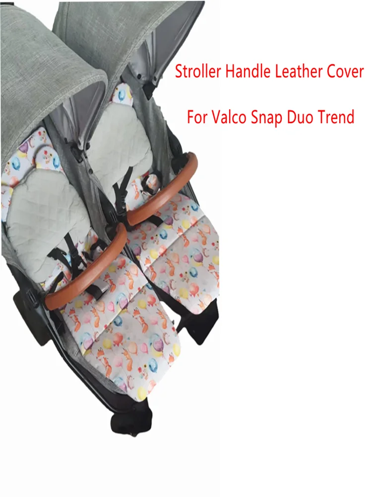 Baby Stroller Leather Cover For Valco Snap Duo Trend Pu Handle Protective Case Handle Bumper Armrest Covers Carriage Accessories
