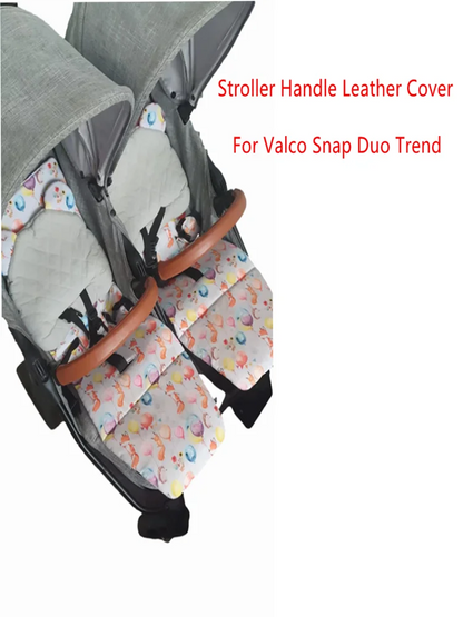 Baby Stroller Leather Cover For Valco Snap Duo Trend Pu Handle Protective Case Handle Bumper Armrest Covers Carriage Accessories