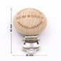 5PCS Wooden Rabbit Pacifier Clip Baby Accessories Wooden Animal Pacifier Metal Holder Elephant Pacifier Wooden Baby Teeth