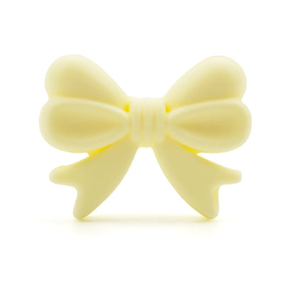 Bowknot 10pcs/lot Silicone Beads DIY Food Grade Silicone Teething Pacifier Cute Shaped Silicone teether Holder Accessories