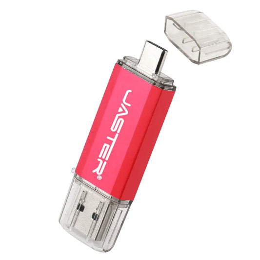 USB Flash Drive Pen Drive for Smart Phones 2 in 1 OTG Type C External Storage Memory Stick 4GB 8GB 16GB 32GB 64GB New Product